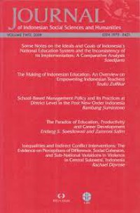 Journal Of Indonesian Social Sciences And Humanities Volume Three 2010