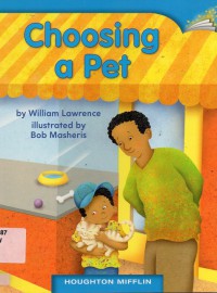 Houghton Mifflin  : Choosing A Pet (Lv A K.2.6)