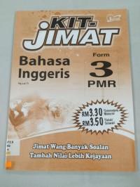 Kit. Jimat Bahasa Inggeris Form 3 Pmr