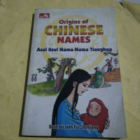 Asal Usul Nama-Nama Tiong Hoa