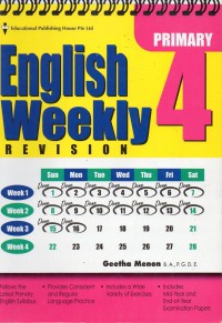 English Weekly Revision : Primary 4