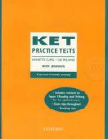 Ket Practice Tests : With Key + Cd