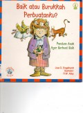 Elf-Help Books For Kids : Baik Atau Burukkah Perbuatanku ?