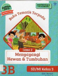 Buku Tematik Terpadu Kurikulum 2013 (Tema 2) SD Kelas 3 : Menyayangi Hewan dan Tumbuhan