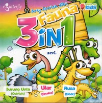 3 Fauna In 1 : Burung Unta, Ular, Rusa