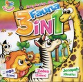 3 Fauna In 1 : Singa, Zebra, Jerapah