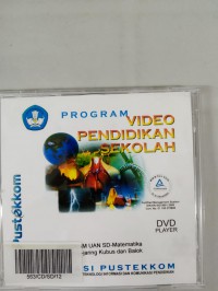 (Dvd) Program Un Sd - Matematika : Jaring-Jaring Kubus Dan Balok