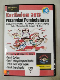 (1 Cd) Kurikulum 2013. Perangkat Pembelajaran Tematik Kls 4 Sd/ Mi Tema 6-9 (Edisi Revisi 2017)