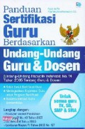 Panduan Sertifikasi Guru Berdasarkan Undang Undang Guru & Dosen