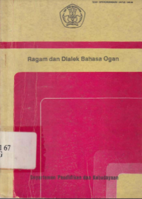 Ragam Dan Dialek Bahasa Ogan