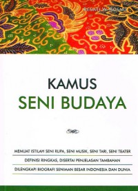 Kamus Seni Budaya