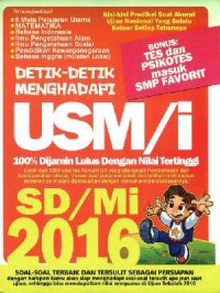 Detik - Detik Menghadapi Usm/I Sd/Mi 2016