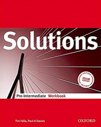 Solutions : Pre-Intermediate : Workbook