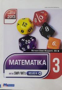 Matematika 3 Untuk SMP/MTs Kelas IX