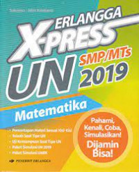 Erlangga X-Press Un SMP/MTs 2019 Matematika