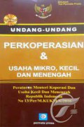 Undang-undang Perkoperasian dan usaha mikro, kecil dan menengah