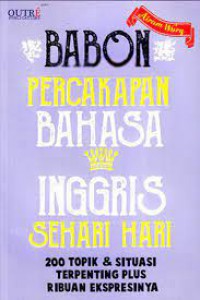 Babon Percakapan Bahasa Inggris Sehari-Hari