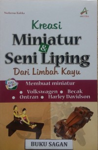 Kreasi Miniatur & Seni Liping Dari Limbah Kayu