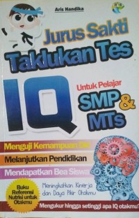 Jurus Sakti Taklukan Tes Iq Untuk Pelajar SMP & Mts