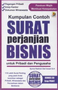 Kumpulan Contoh Surat Perjanjian Bisnis Untuk Pribadi Dan Pengusaha + CD