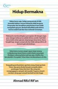 Hidup Bermakna