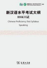 Hsk ; Chinese Proficiency Test Syllabus Speaking