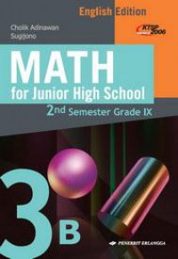 Math 3B For Junior High School 2nd Semester Grade IX