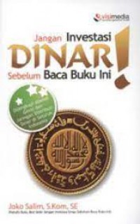 Jangan Investasi Dinar Sebelum Baca Buku Ini