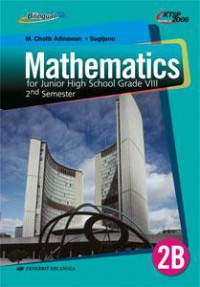 Mathematics 2B For Junior High School Grade VIII 2St Semester