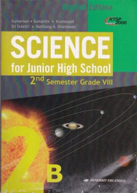 Science 2B For Junior High School 2Nd Semester Grade VIII