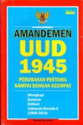 Amandemen Uud 1945 Perb Pertama Sampai Dg Keempat