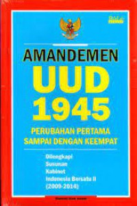 Amandemen Uud 1945 Perb Pertama Sampai Dg Keempat