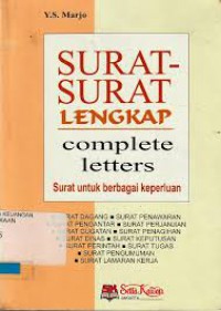 Surat2 Lengkap:Surat2 U/Berbagai Kep..Hvs