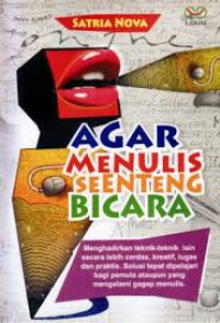 Agar Menulis Secepat Bicara