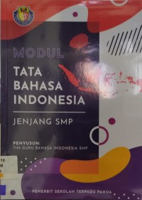 Modul Tata Bahasa Indonesia Jenjang SMP