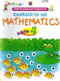 Child Development Programme : Kindergarten One Mathematics Book 4