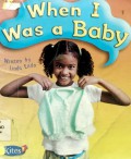 When I Was A Baby