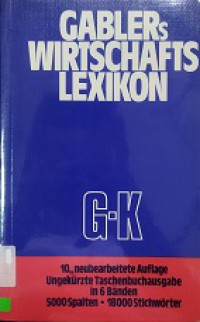 Gablers Wirtschafts LeXIkon 3