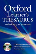Oxford Learners Thesaurus A Dictionary Of Synonyms