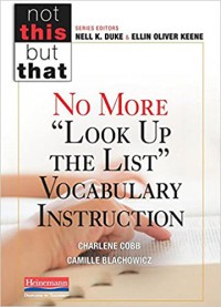 No More Look Up The List Vocabulary Instruction
