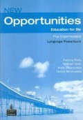 New Opportunities Education For Life Pre-Intermediate (Language Powerbook)