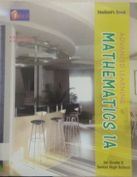 Advanced Learning Mathematics 1 A For Grade XII Senior High School Social Science Programme