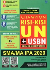Champion Kisi - Kisi Un + Usbn SMA / Ma IPA 2020