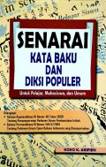 Senarai Kata Baku Dan Diksi Populer