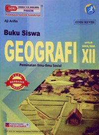 Buku: Geografi SMA/MA Kelas XII: Buku Peminatan
