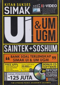 Kitab Sukses Simak Ui & Um Ugm Saintek + Soshum