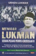 Memoar Lukman : Seorang Pejuang Perintis Kemerdekaan Ri