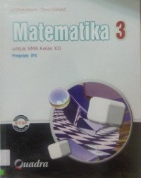 Matematika 3 Untuk SMA Kelas XII Program IPS