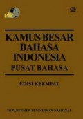 Kamus Besar Indonesia Pusat Bahasa Edisi Ke Empat