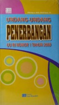 Undang-Undang Penerbangan Uu Ri Nomor 1 Tahun 2009